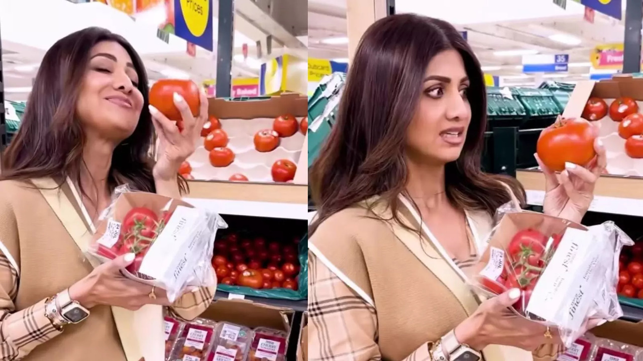 Shilpa Shetty reacts to rise of tomato prices