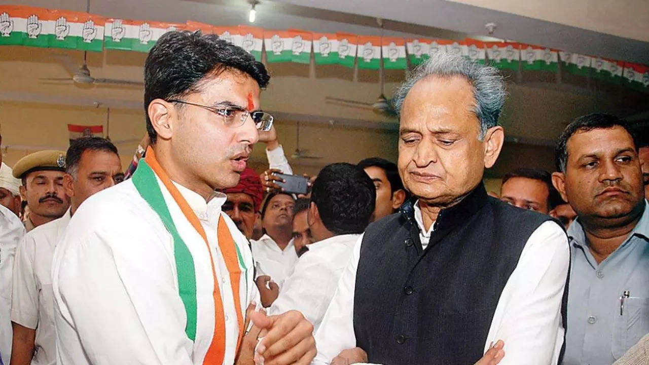 Sachin Pilot with Ashok Gehlot