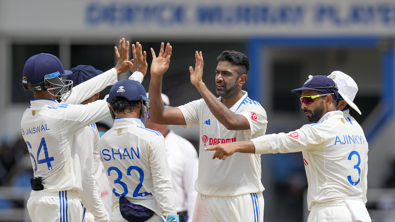 India Vs West Indies 2nd Test HIGHLIGHTS Rain Washes Out Day 5 And Indias Hopes Visitors Win Series 1-0