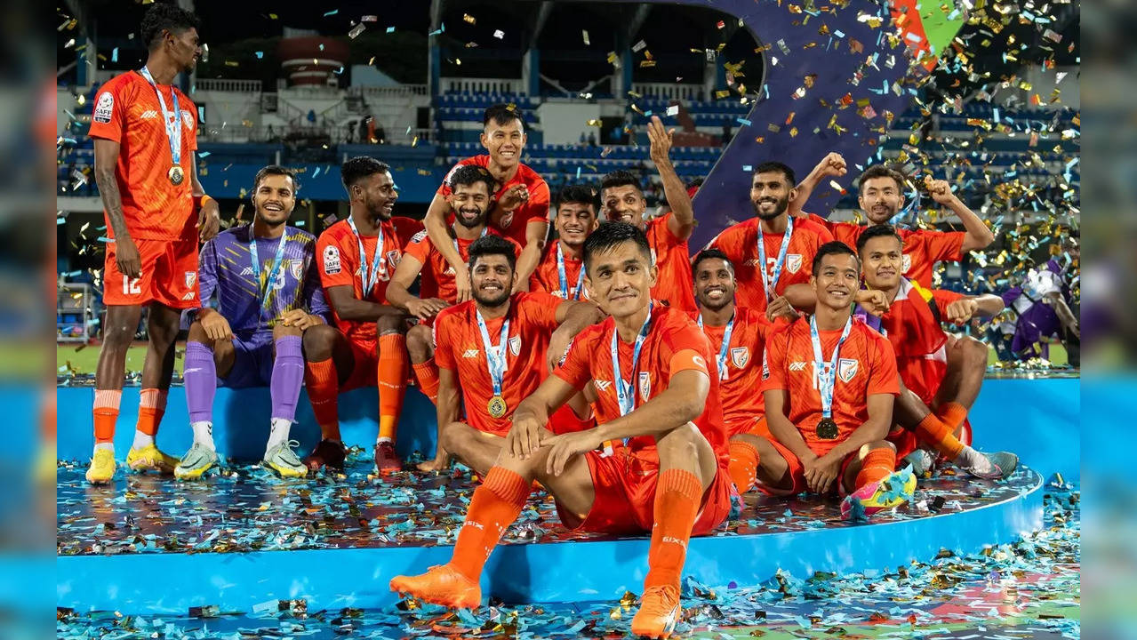 Indian football team ranking.