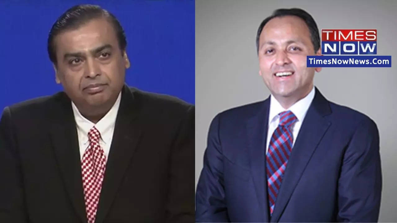 Mukesh Ambani and Nikhil Meswani