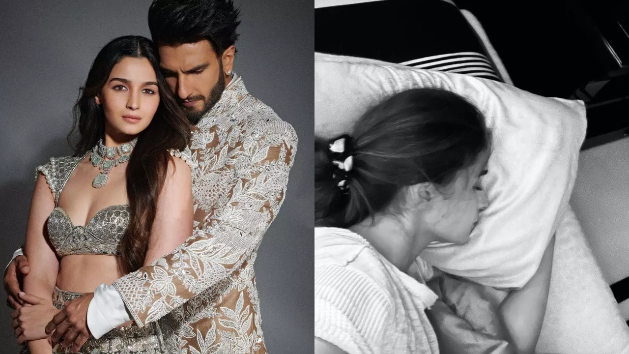 Alia Bhatt, Ranveer Singh at Manish Malhotra's Show