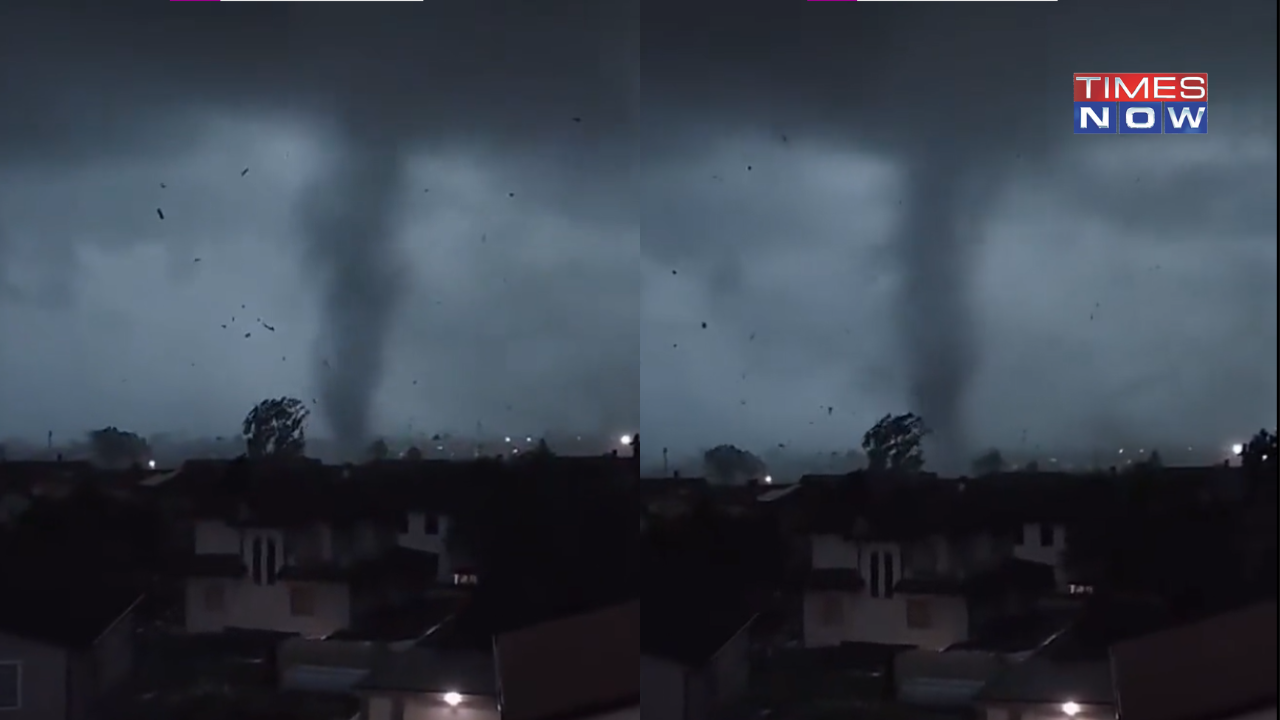 Tornado in Milan, Italy