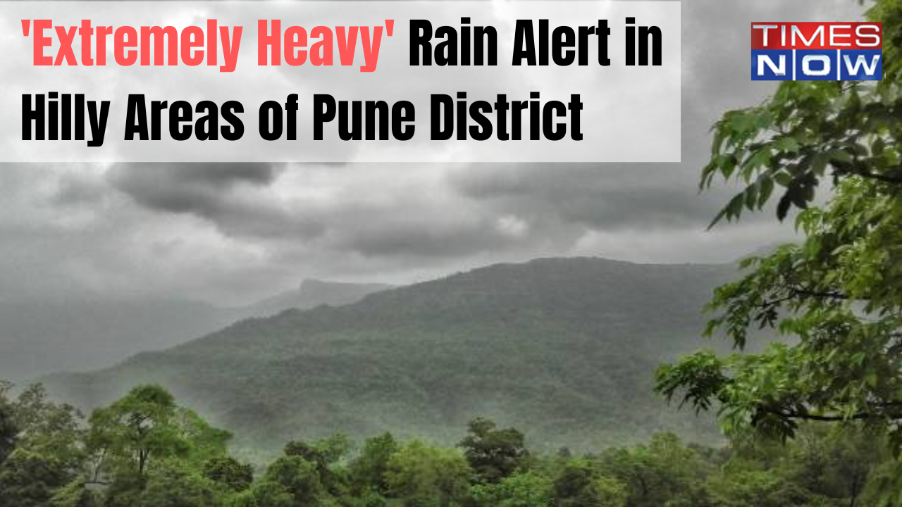 IMD Issues `Extremely Heavy' Rain Alert For Hilly Areas Of Pune District on Saturday