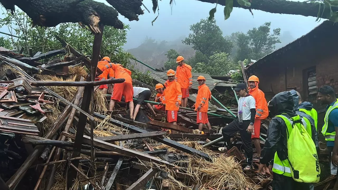 NDRF rescue ops Raigad