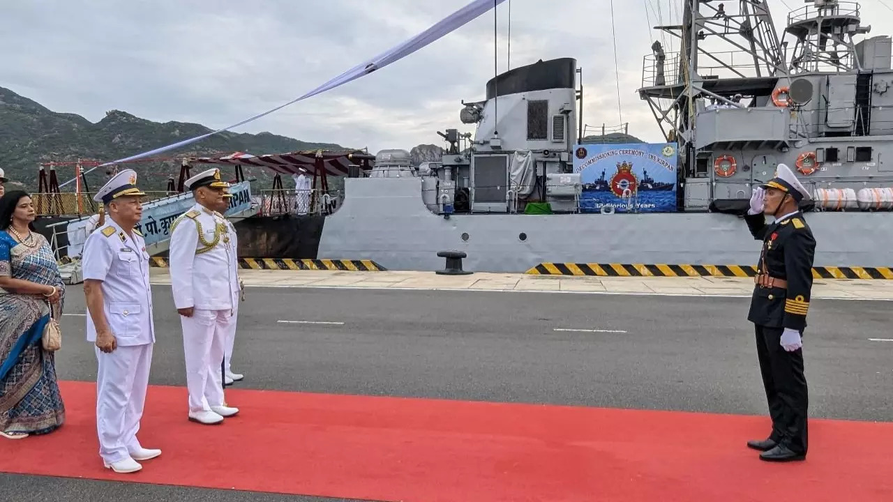 INS Kiroan Handing Over ceremony