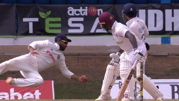 Ajinkya Rahane Completes Unbelievable One Handed Catch To Give India Big Breakthrough In 2nd Wi