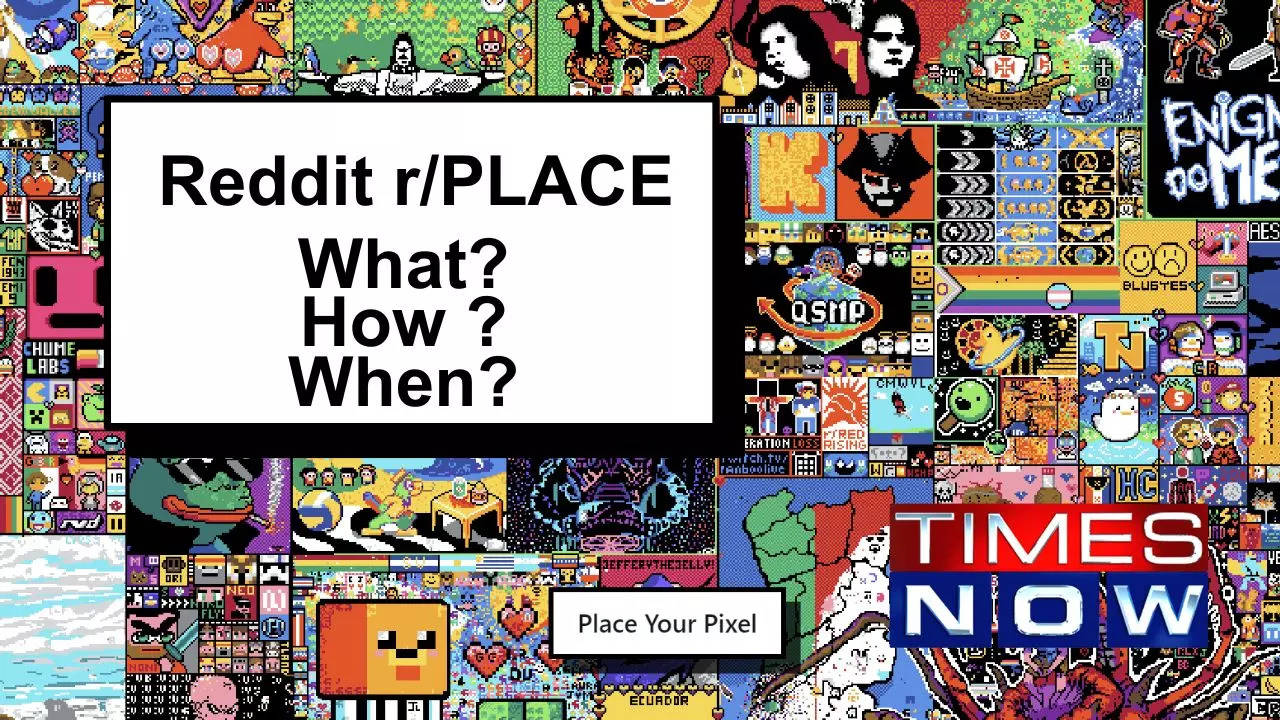 Reddits r/Place Pixel Takes the Internet by Storm What is it? How to Participate? Technology and Science News, Times Now