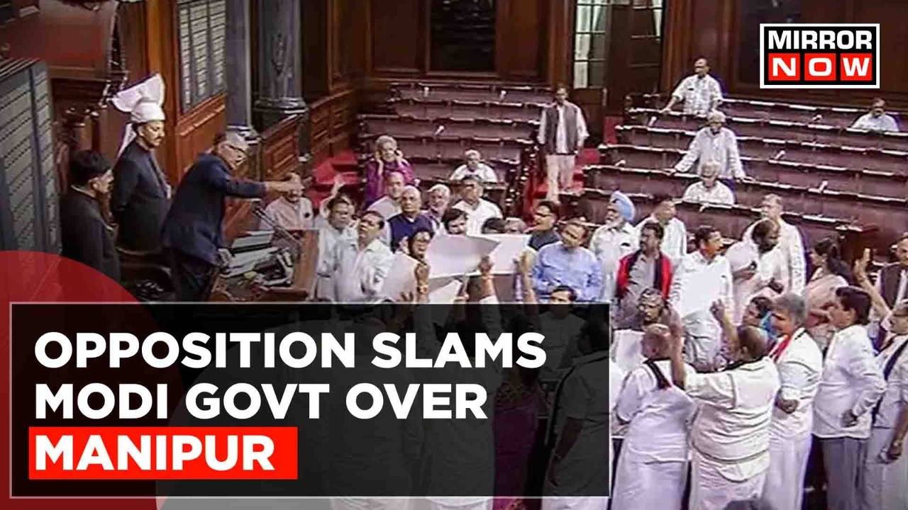 Parliament Monsoon Session Opposition Creates Chaos In Lok Sabha Over Manipur Violence Top 6652