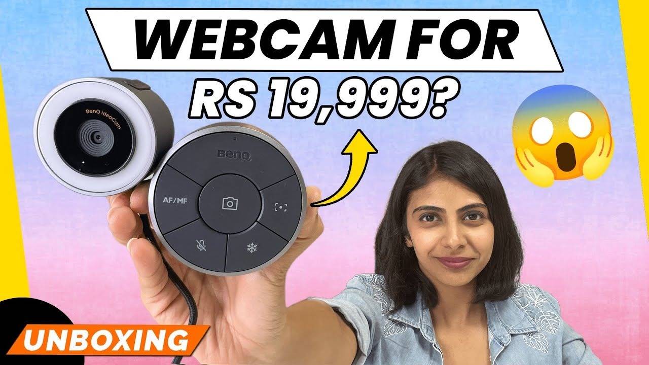 BenQ ideaCam S1 Pro Unboxing and Installation | Webcam Under Rs 20,000 |  Gadget Times