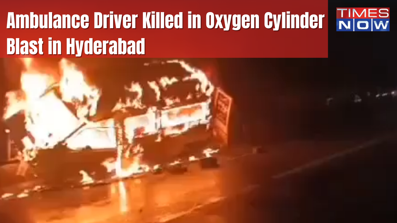 Ambulance driver killed, cops and locals injured in oxygen cylinder blast in Hyderabad