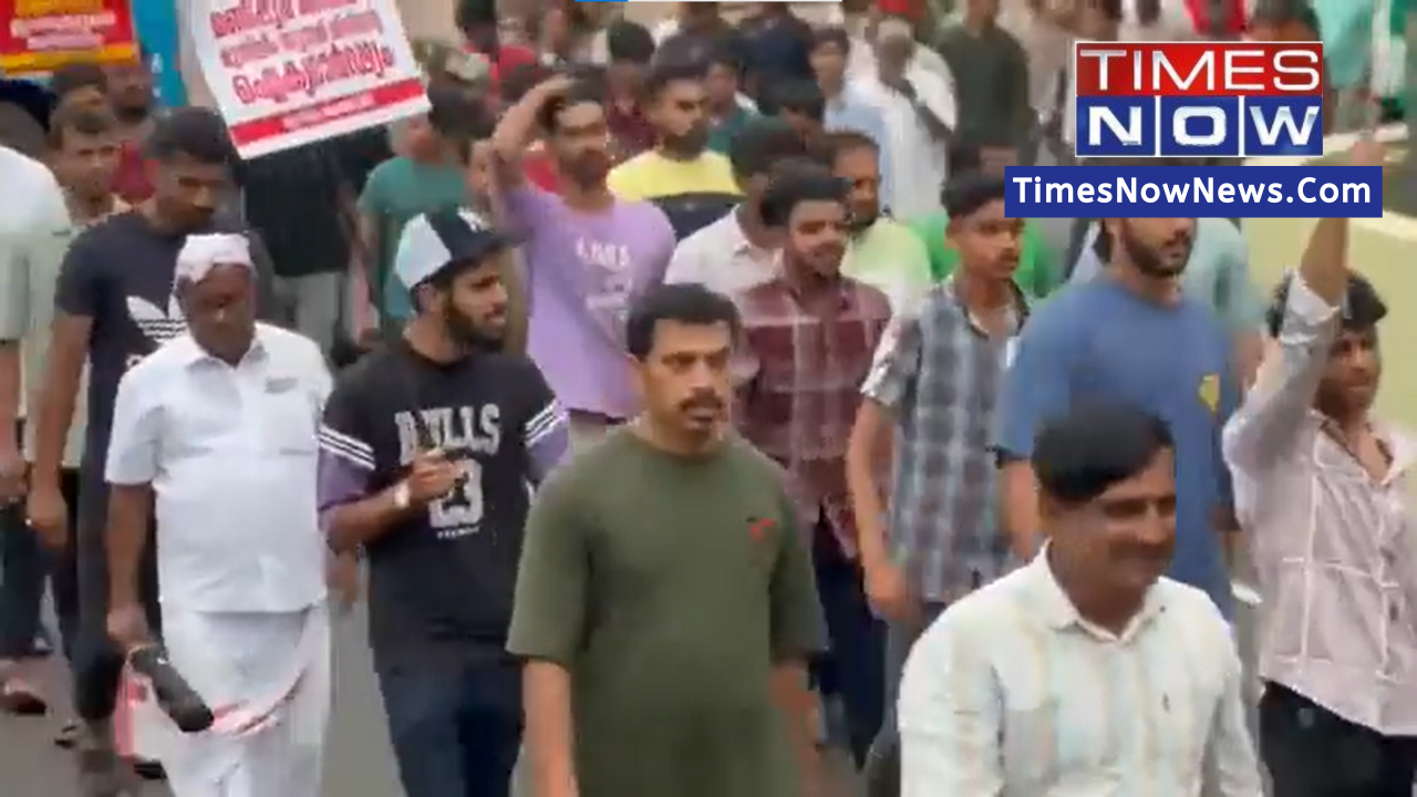 Over 300 persons, mostly members of the youth wing of the Indian Union Muslim League (IUML), were booked on Wednesday for allegedly raising provocative slogans during a march in this northern Kerala district