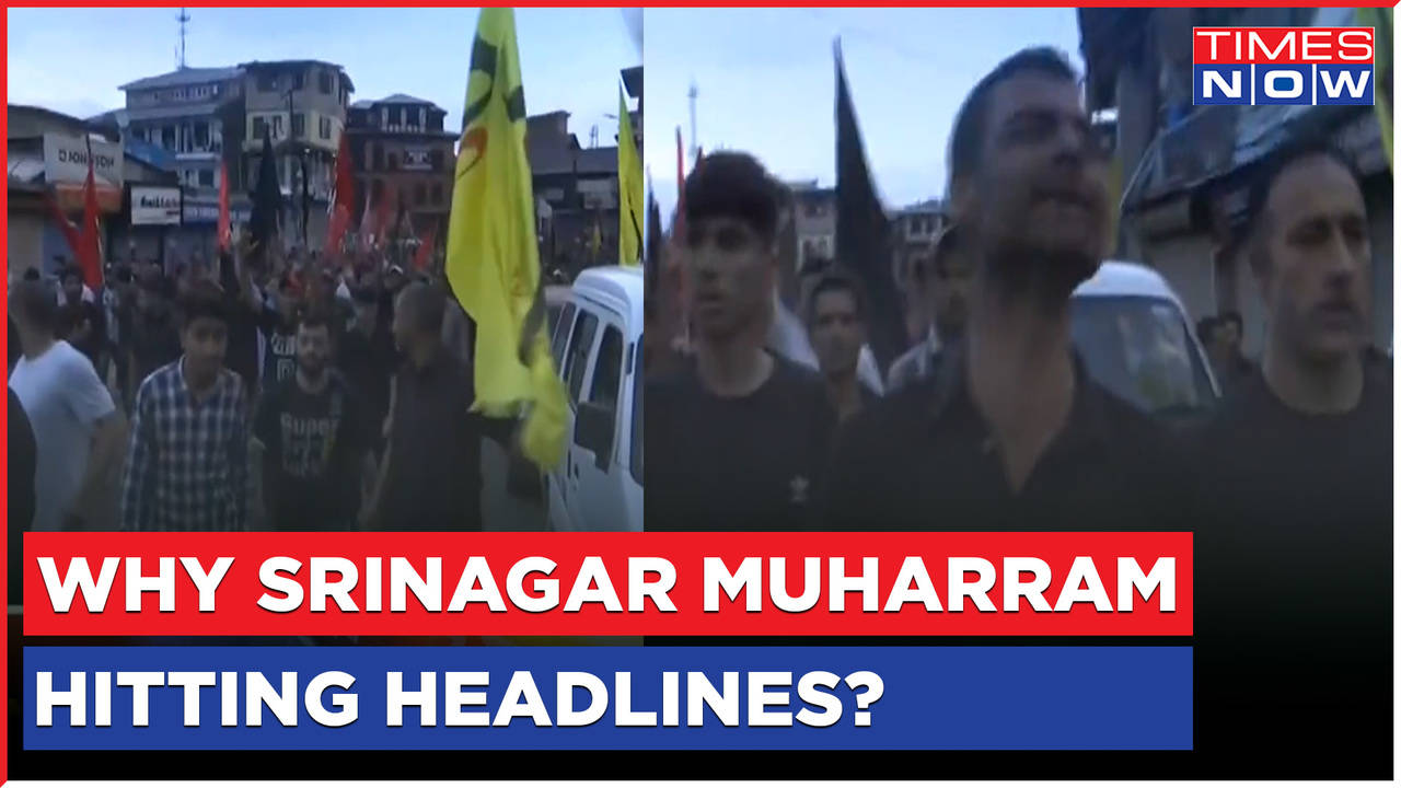 Muharram 2023 Shia Muslims Carry Out Muharram Procession In Srinagar