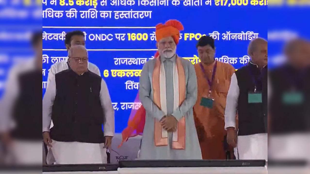 Ahead of Polls, M Modi Unveils Rs 1.25 Lakh Crore Projects for Rajasthan