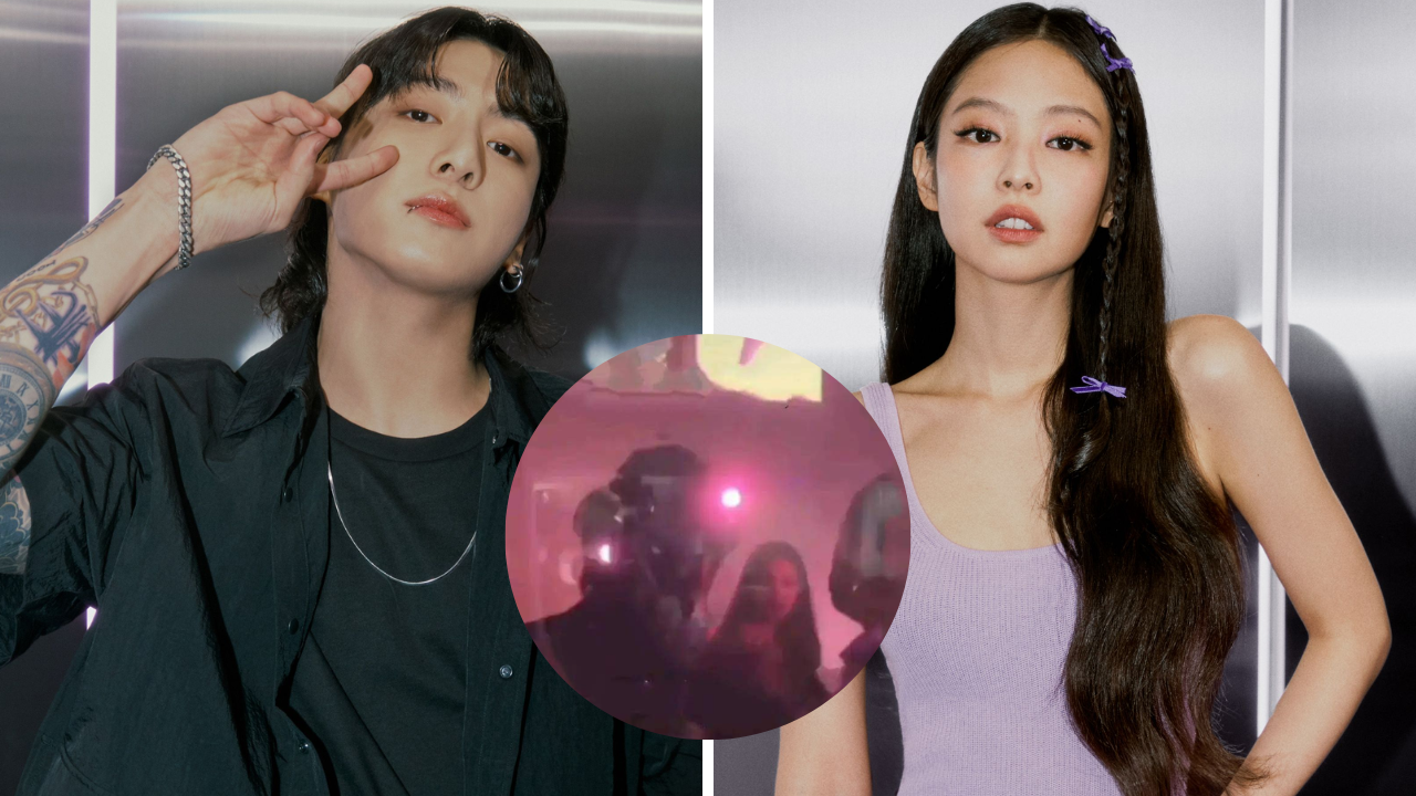 BTS Jungkook Blackpink S Jennie In One Frame Fans Cheer As Video Of Duo Interacting At Pop Up