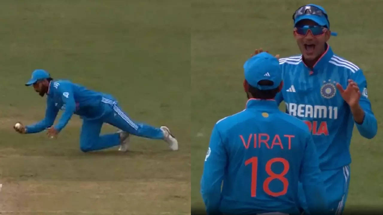 Shubman Gill reaction after Virat Kohli takes stunning one-handed cactch