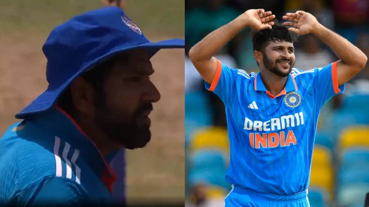 Rohit Sharma abuses Shardul Thakur.