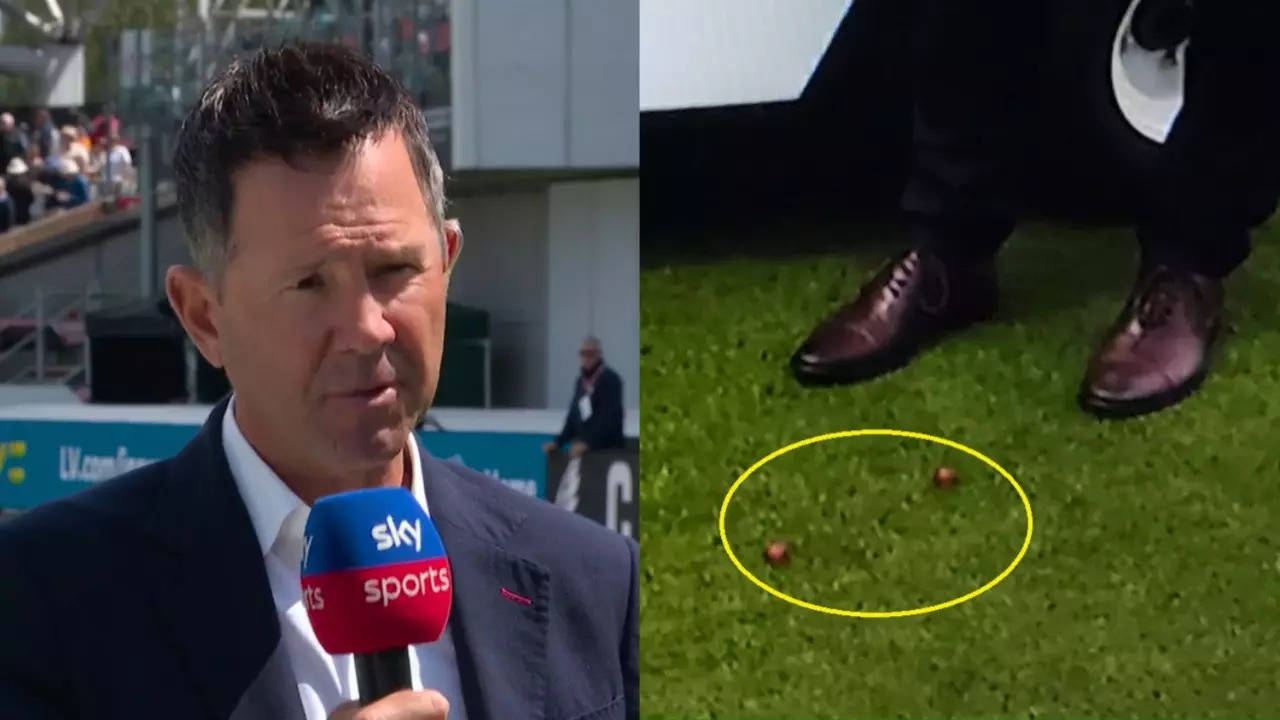 WATCH: Ricky Ponting Pelted With Grapes During Ashes 2023 5th Test Broadcast