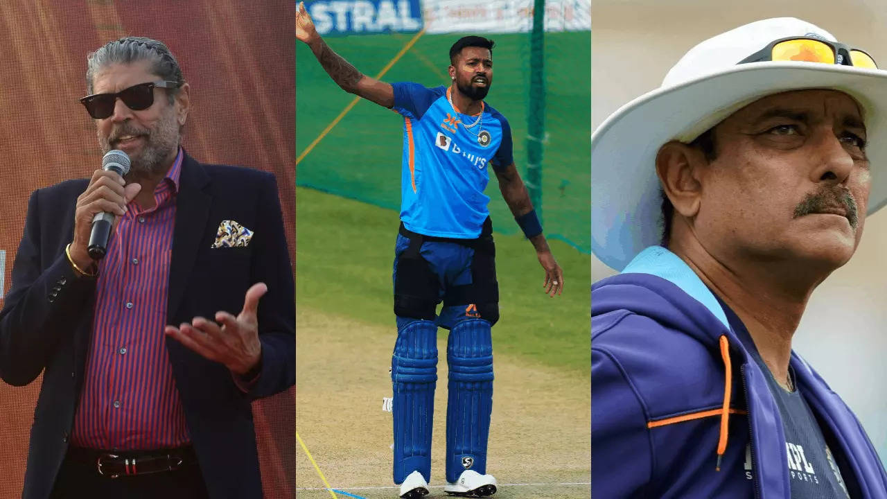 Kapil Dev Hardik Pandya Ravi Shastri