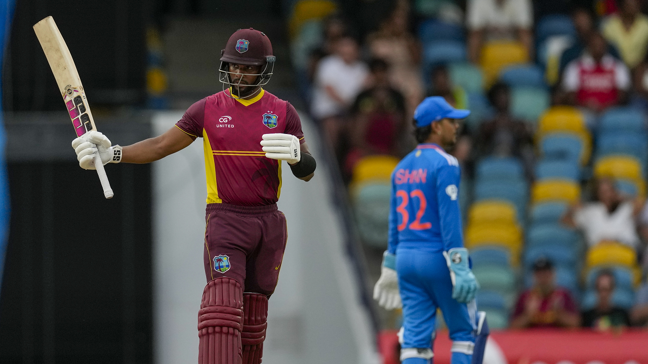 Shai Hope played a match-winning knock in 2nd ODI