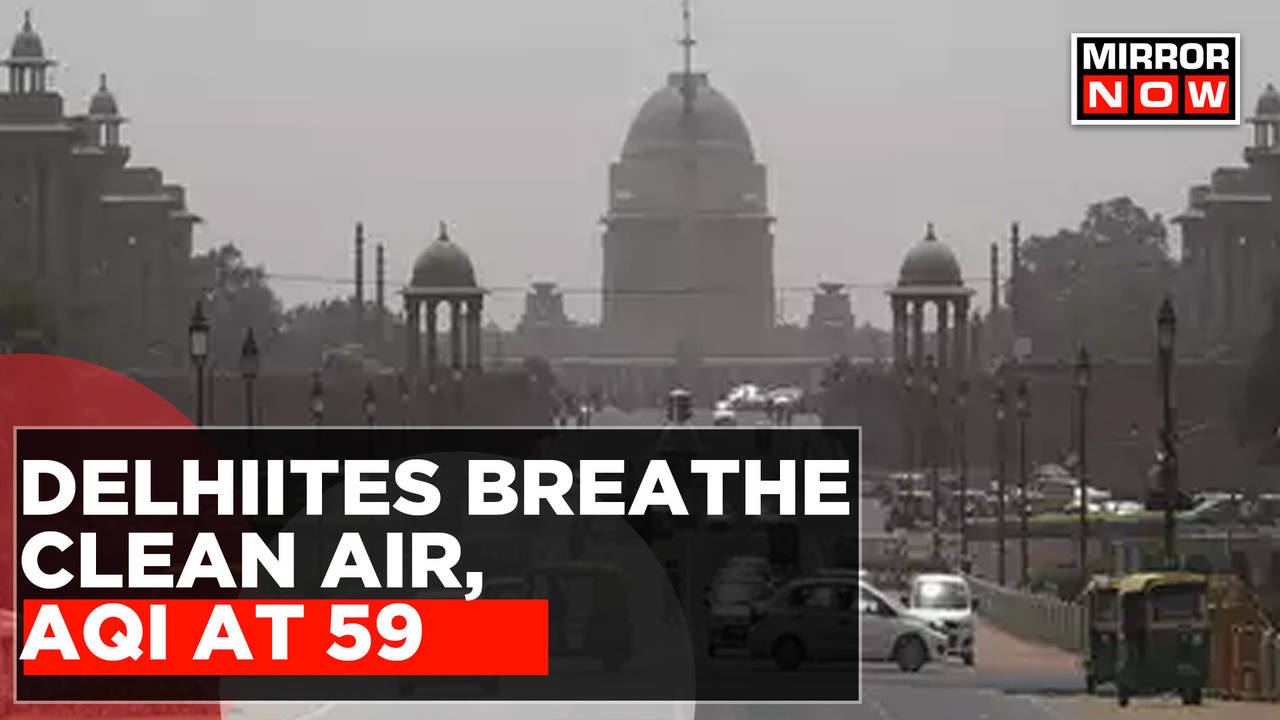 Delhi Air Quality At Best | Amid Monsoon Mire, Delhiites Breathe Clean ...