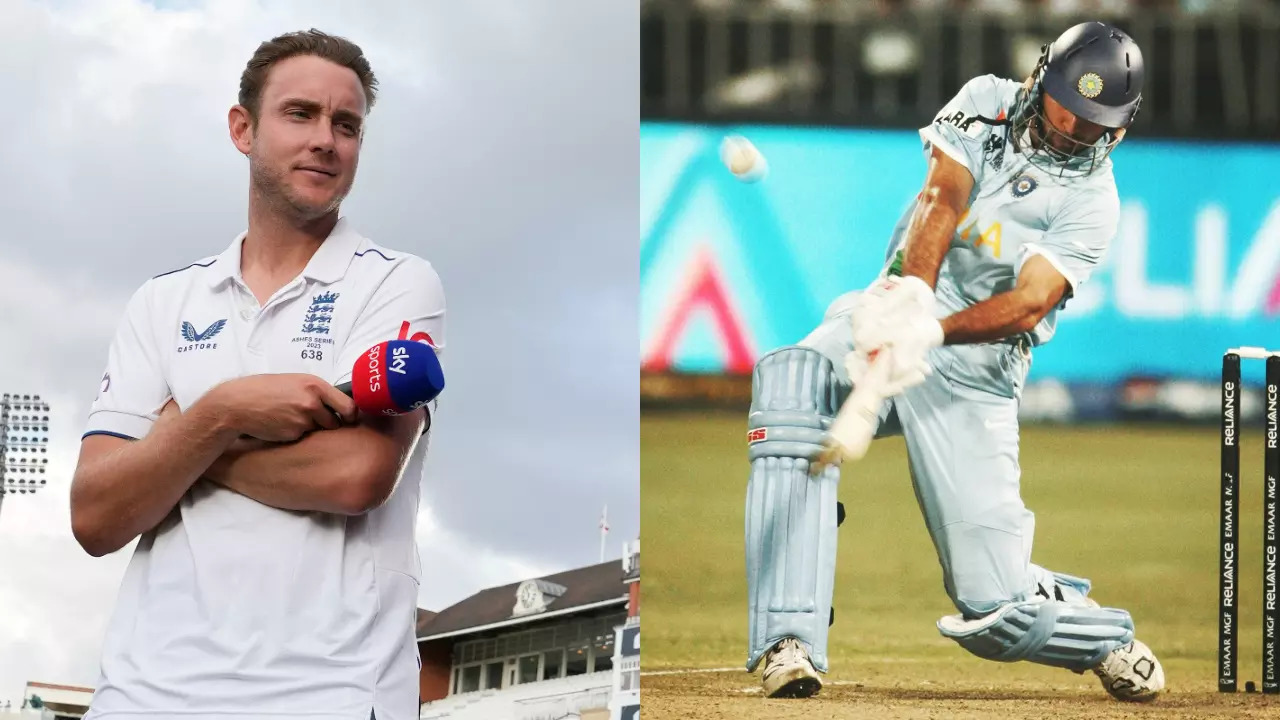 Yuvraj Singh Stuart Broad