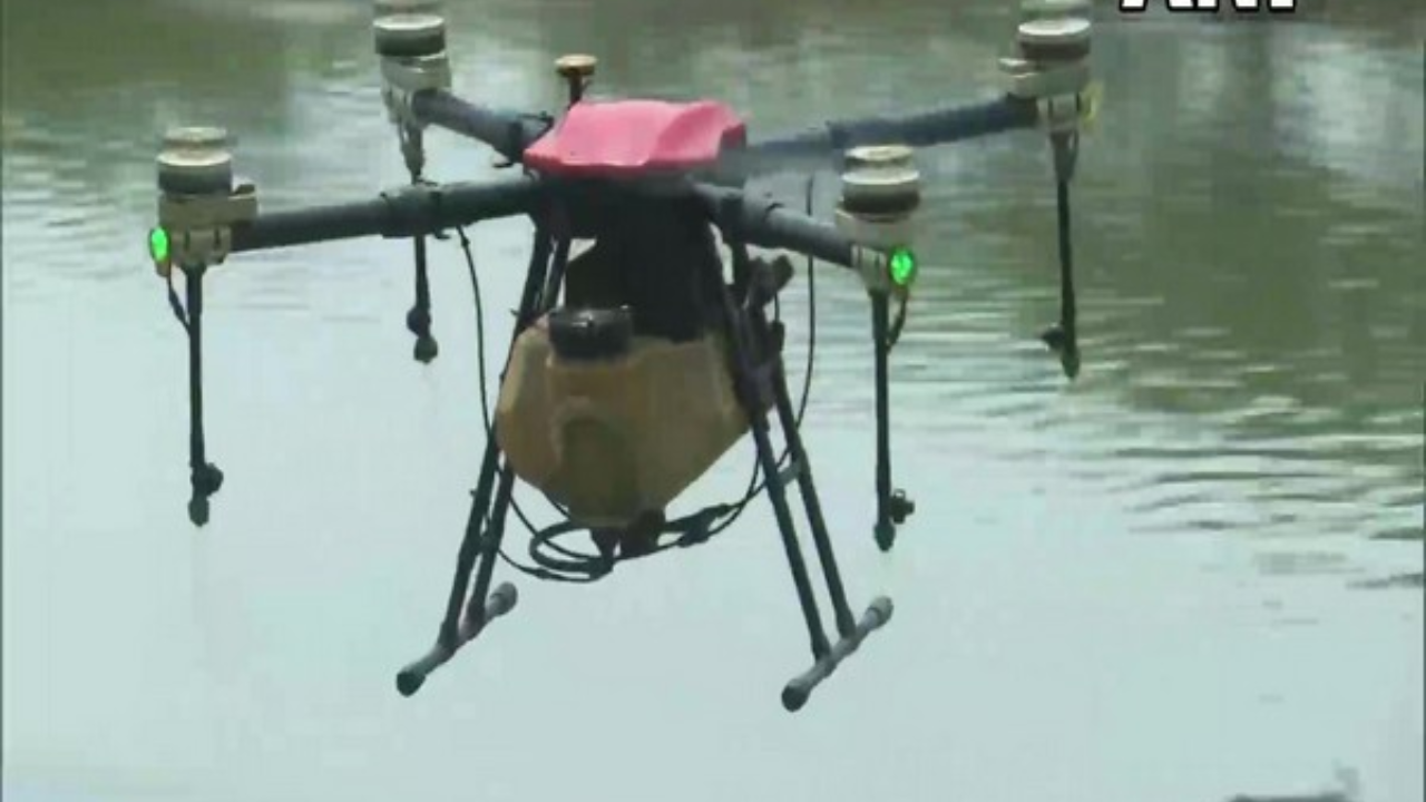 Drones Used To Attack Larvae