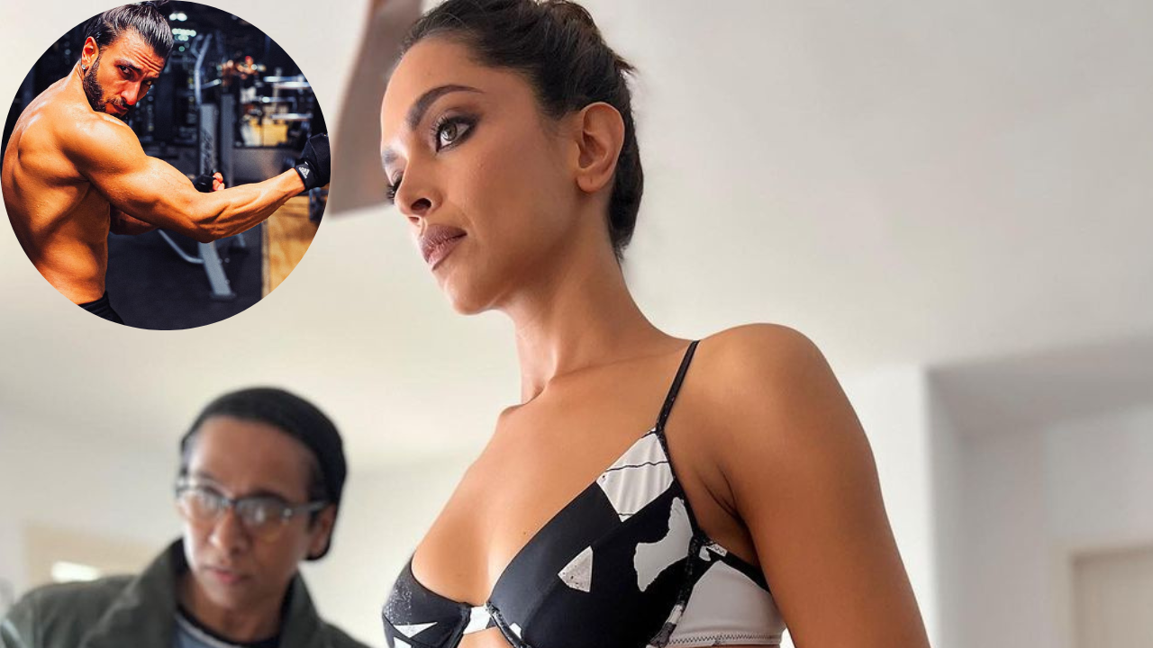 Deepika Padukone Is A Hot Babe In Black-White Bikini But Hubby Ranveer Singh's 'Warning' Comment Grabs Spotlight