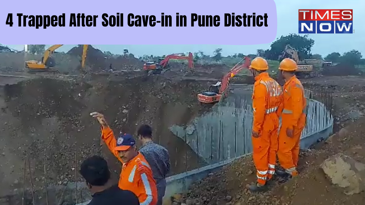 4 labourers trapped after soil cave-in in Pune district