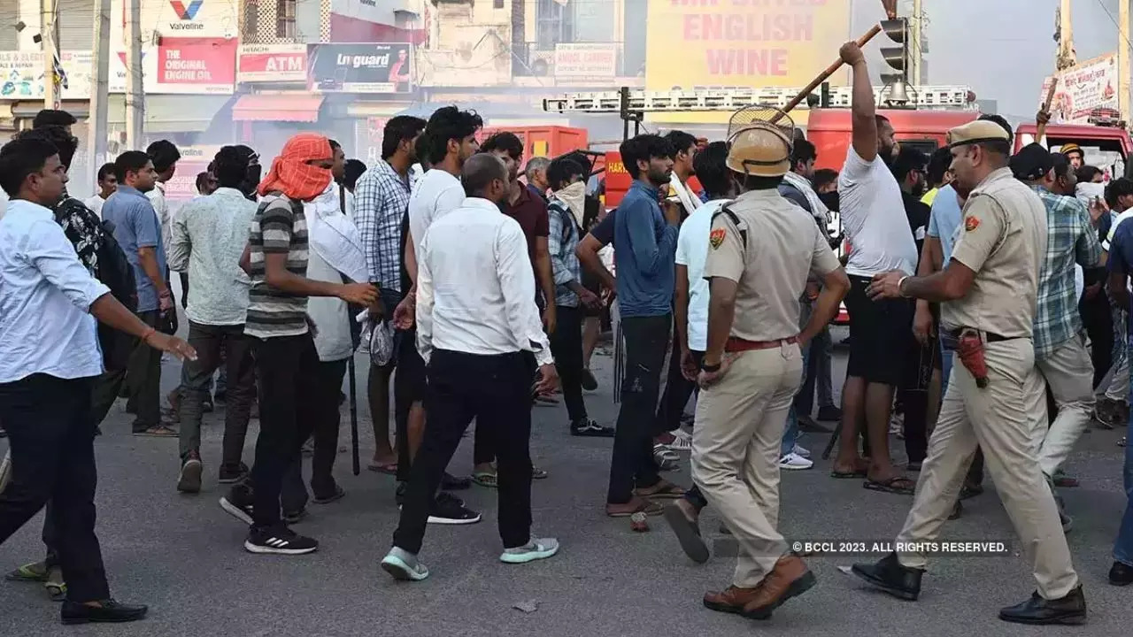 school college in gurugram, haryana violence,nuh violence