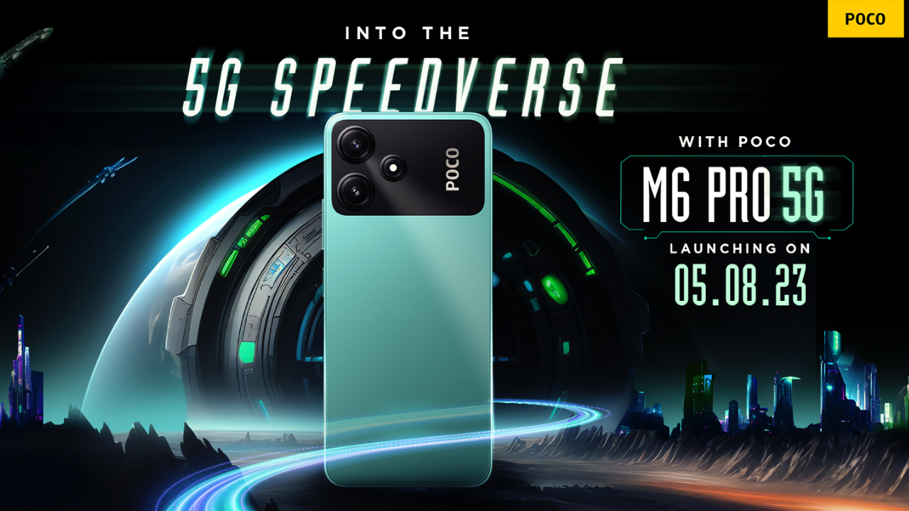 POCO M6 Pro 5G launch poster