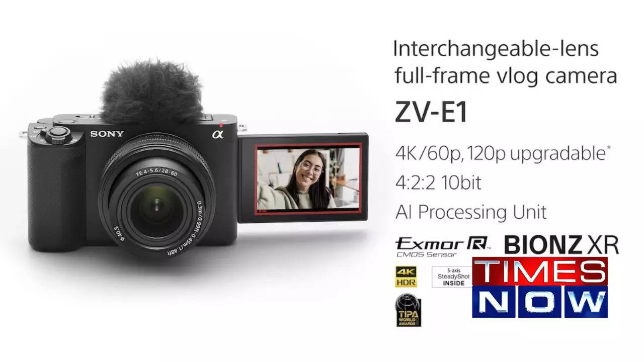 Sony ZV-E1 Vlogging Camera Launched In India; Starts at Rs 2,14,990