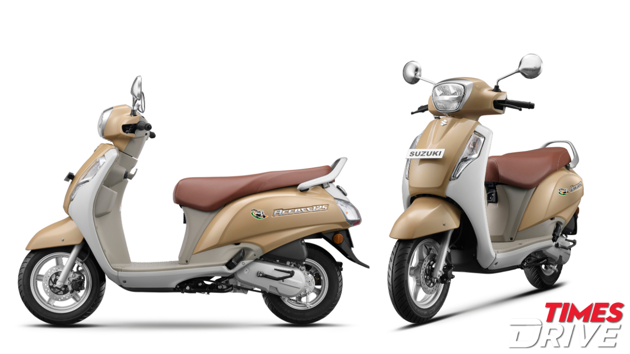 Suzuki Access 125 Gains New Pearl Shining Beige/ Pearl Mirage White Option Starting At Rs 85,300