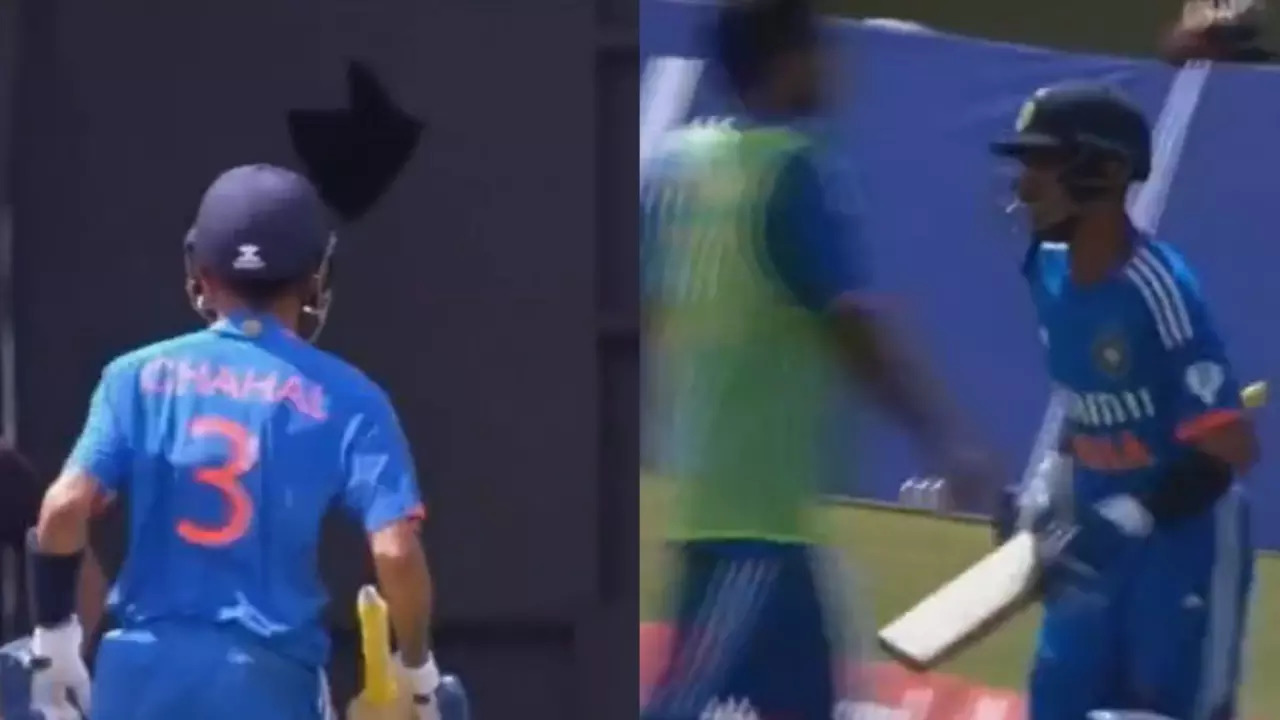 WATCH: Yuzvendra Chahal Called Off After Coming To Bat; Umpires Recall Him Back