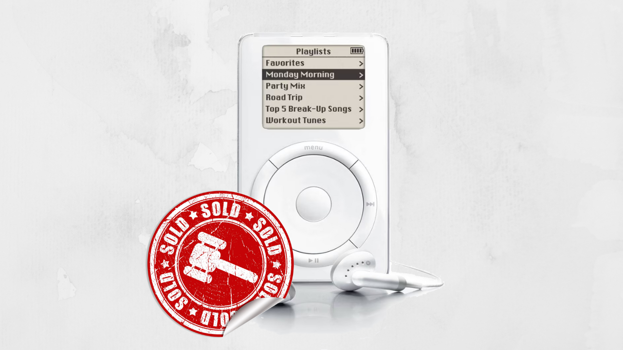 Sealed iPod (1st Gen) sold for a whopping USD 29,000