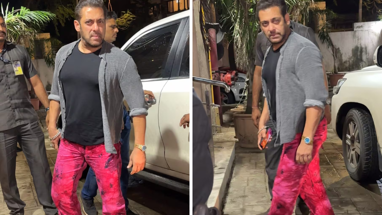 Salman Khan keeps it casual in pink for Arbaaz Khan's birthday