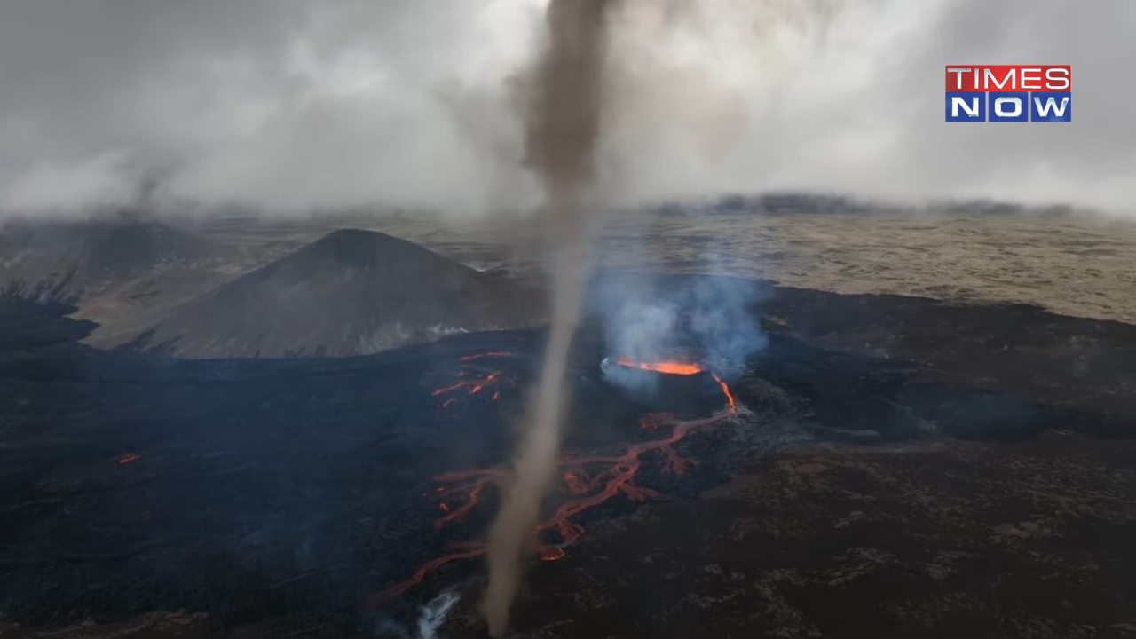 After Toxic Gases, Iceland Volcano Little Ram is Now Spewing Out Tornadoes