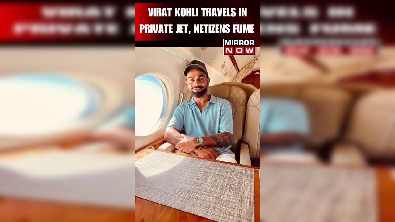 Virat Kohli Faces Flak For Travelling In Private Jet, Netizens Say
