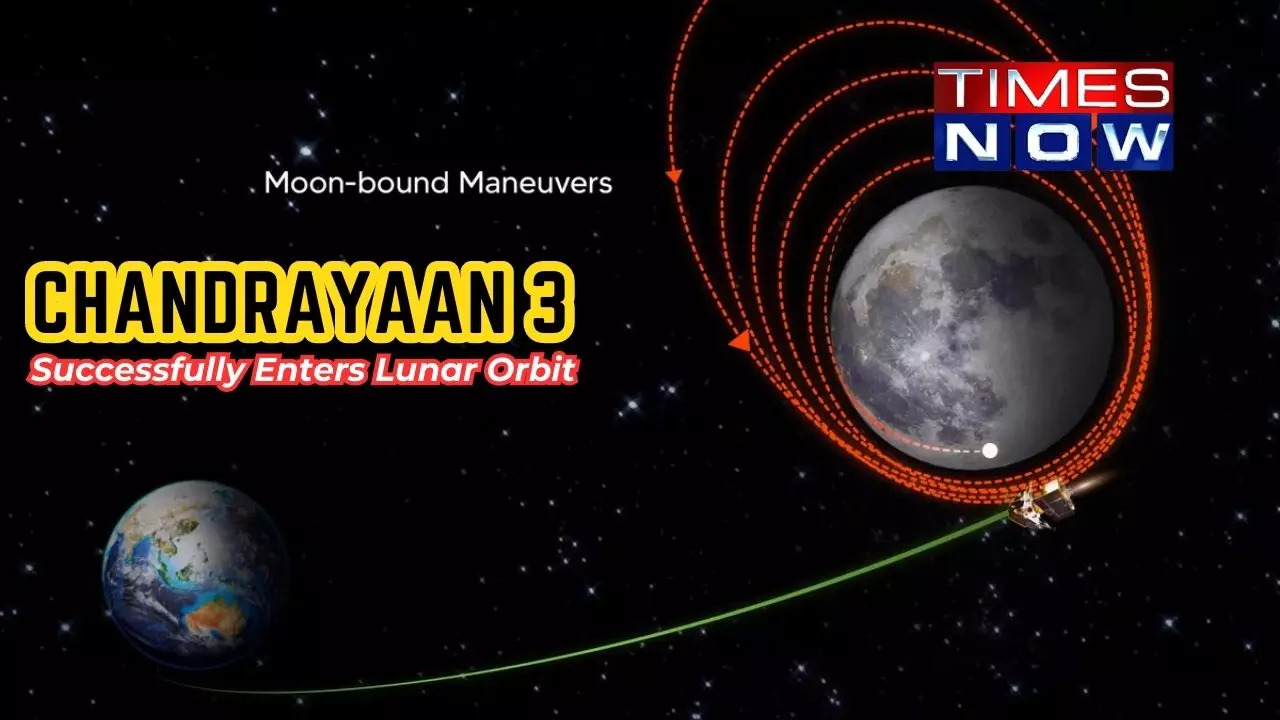 Chandrayaan-3: ISRO's Lunar Orbiter Makes a Splash in Space