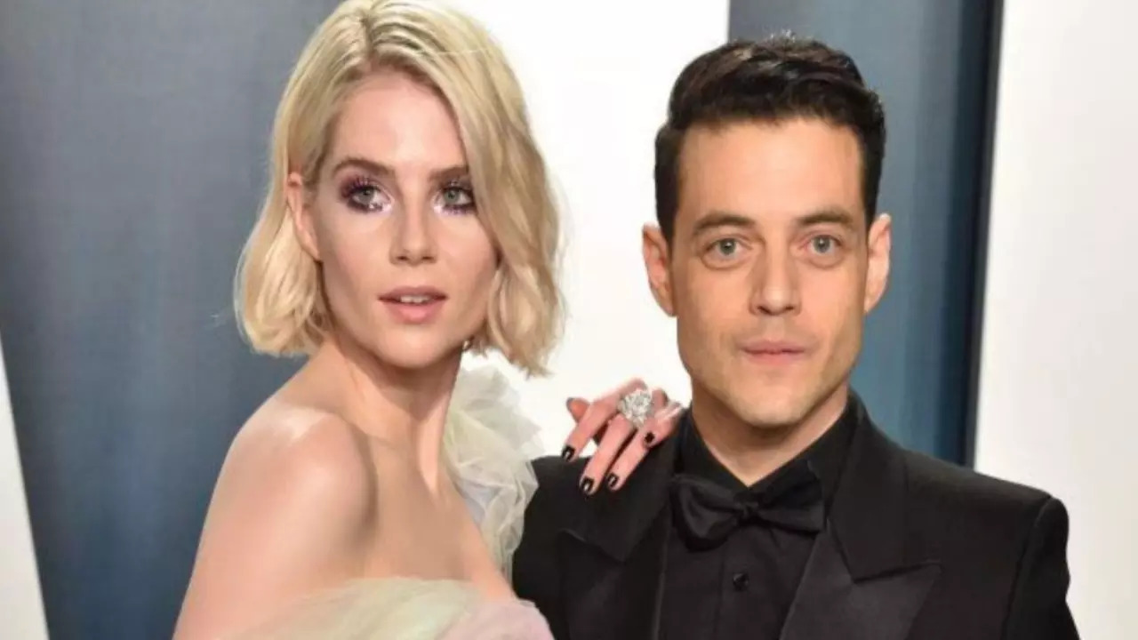 Rami Malek with Lucy Boynton