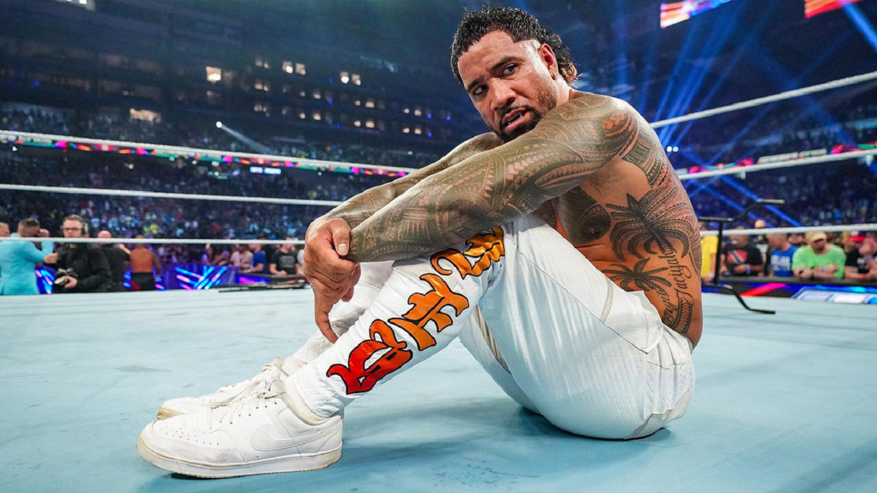 Jey Uso got attacked by Jimmy Uso at SummerSlam 2023