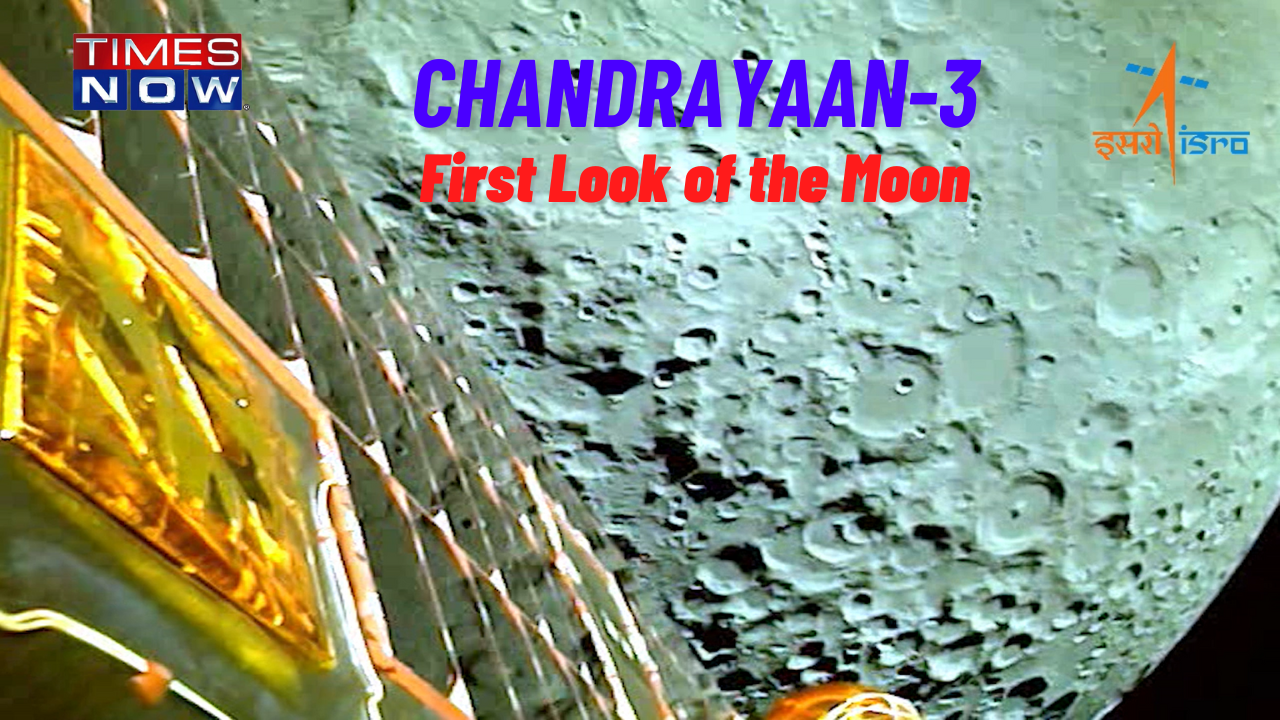 Chandrayaan captures first images of the Moon (Credits: Chandrayaan_3/ X)