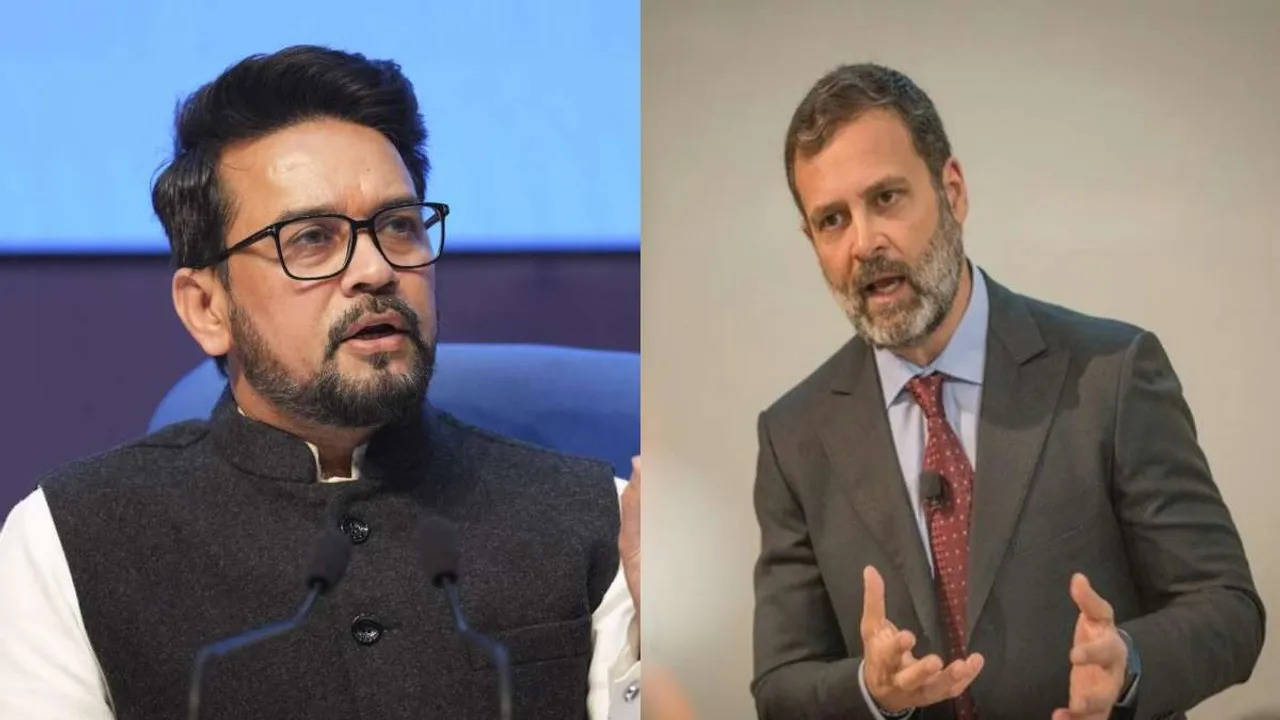 Anurag Thakur slams Rahul Gandhi