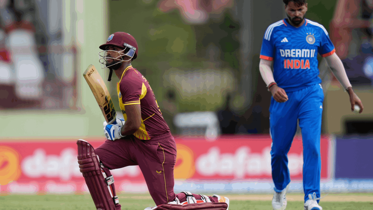 Nicholas Pooran West Indie vs India T20 AP