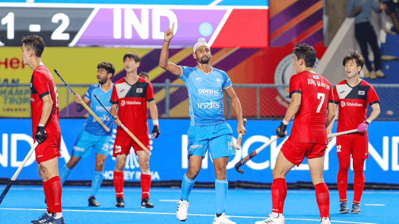 Indian hockey team vs South Korea 2023 Asia CT