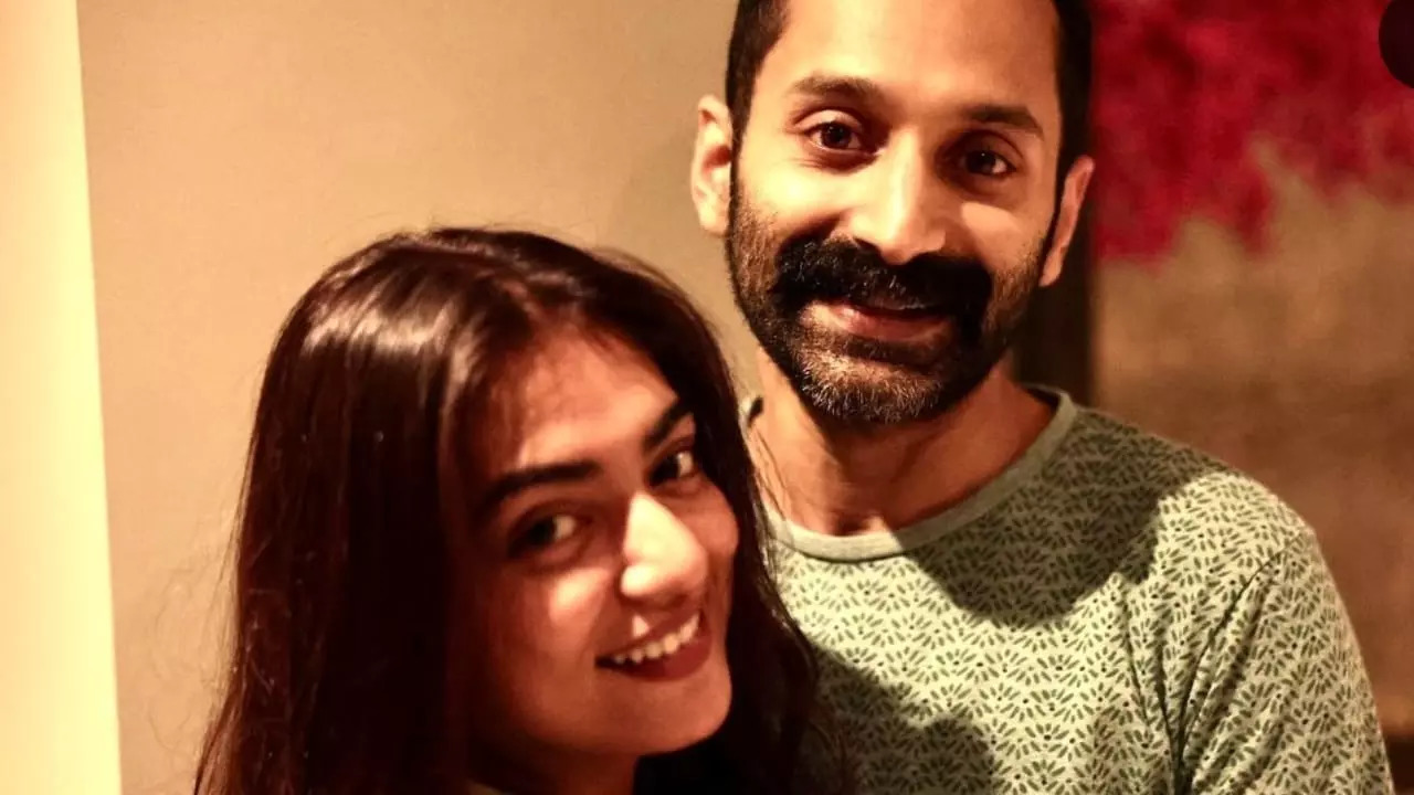 Nazriya shares birthday wishes for husband Fahadh Faasil with adorable pictures, you won't believe which Superstar clicked them