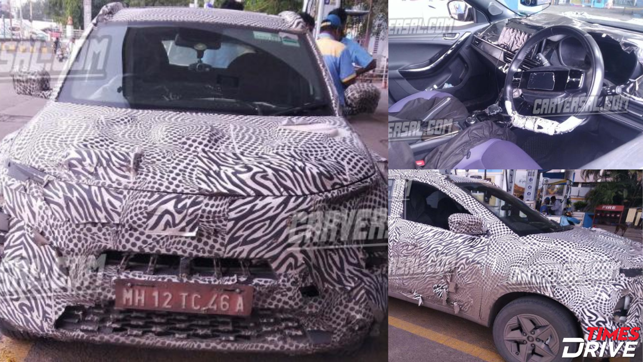 Upcoming Tata Nexon To Get Safari/Harrier-Like Front Fascia: Spy Image Suggests