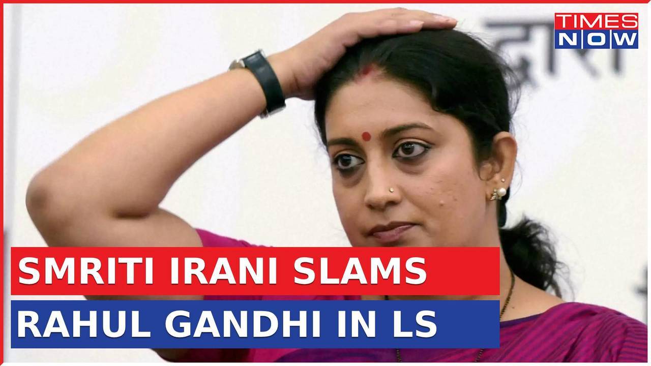 Congress MP Rahul Gandhi Leaves No Trust Debate | Smriti Irani's Fiery ...