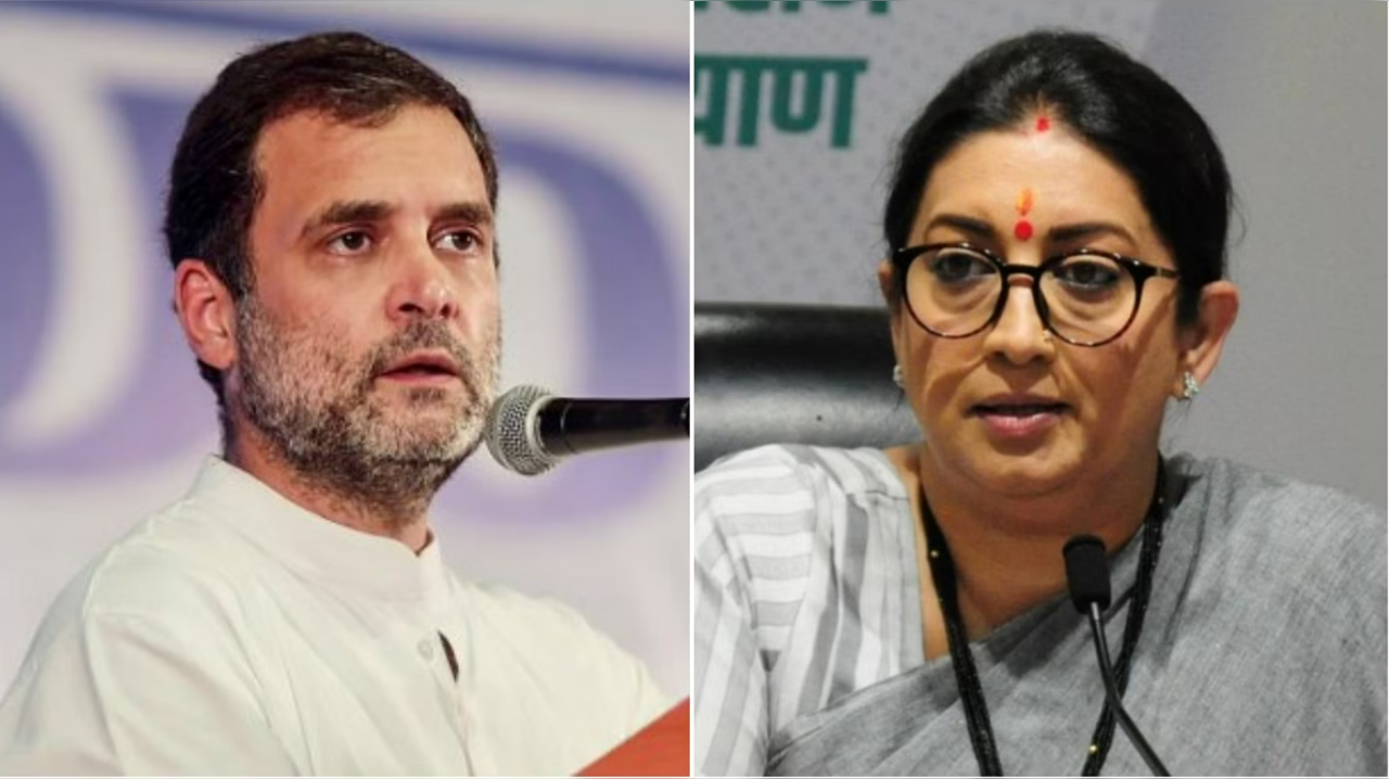 Rahul Gandhi Blows 'Flying Kiss' While Walking Out Of Parliament, Irks Smriti Irani