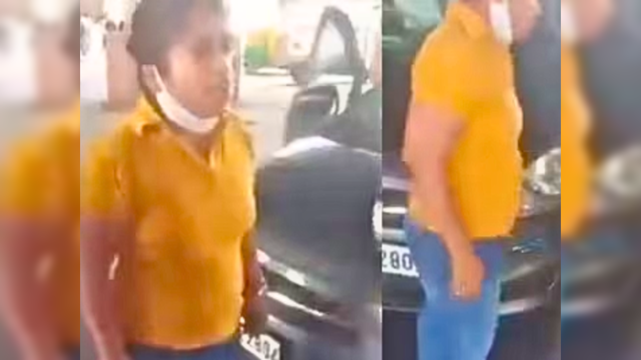 Watch Delhi Woman Slaps On Duty Cop Shocking Video Goes Viral Viral News Times Now 0810